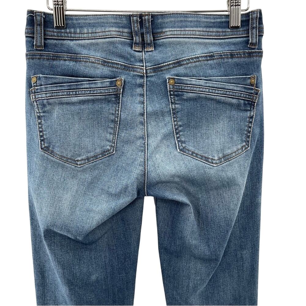 Democracy 'Ab'Solution Lightly Distressed Slimming Stretch Skinny Jeans Size 2 - Picture 5 of 9